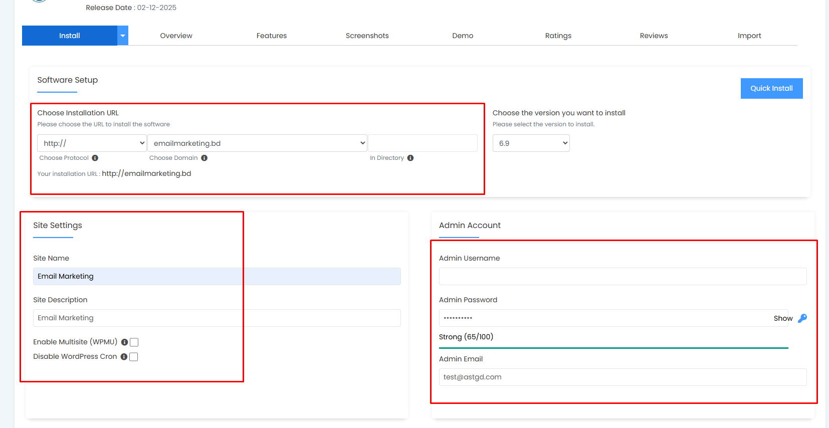 InfinityFree ডোমেইন লিংক সিলেক্ট