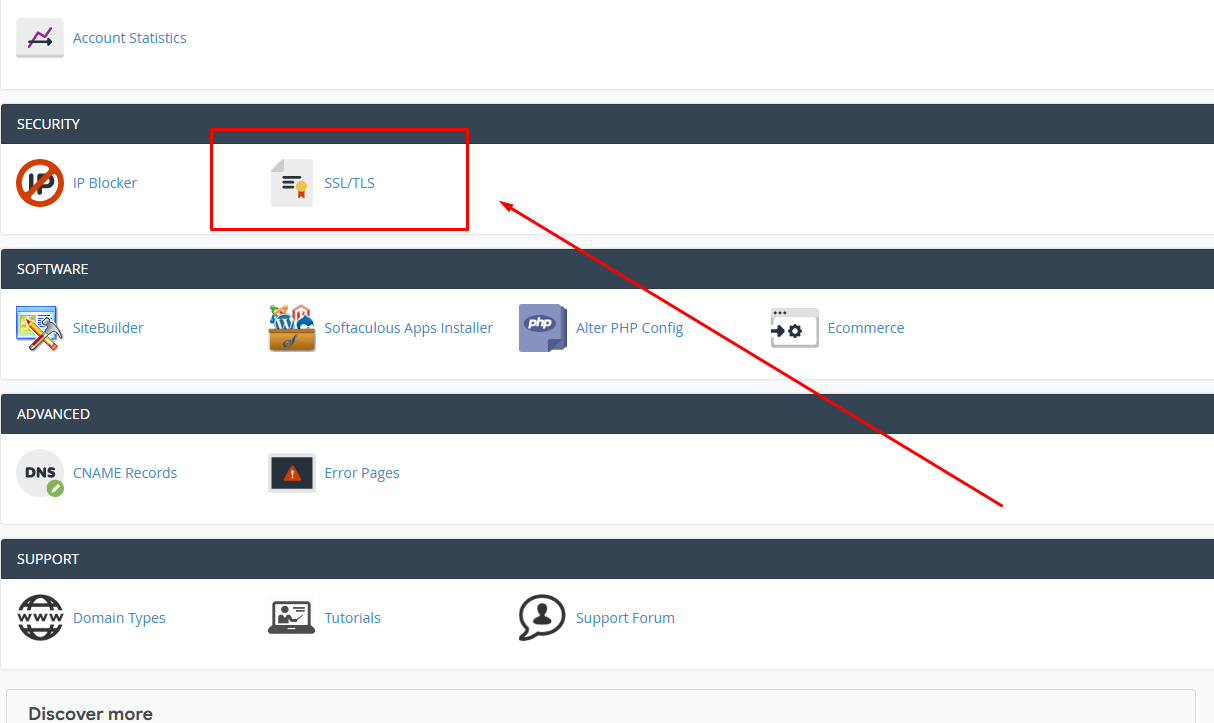 InfinityFree Control Panel SSL