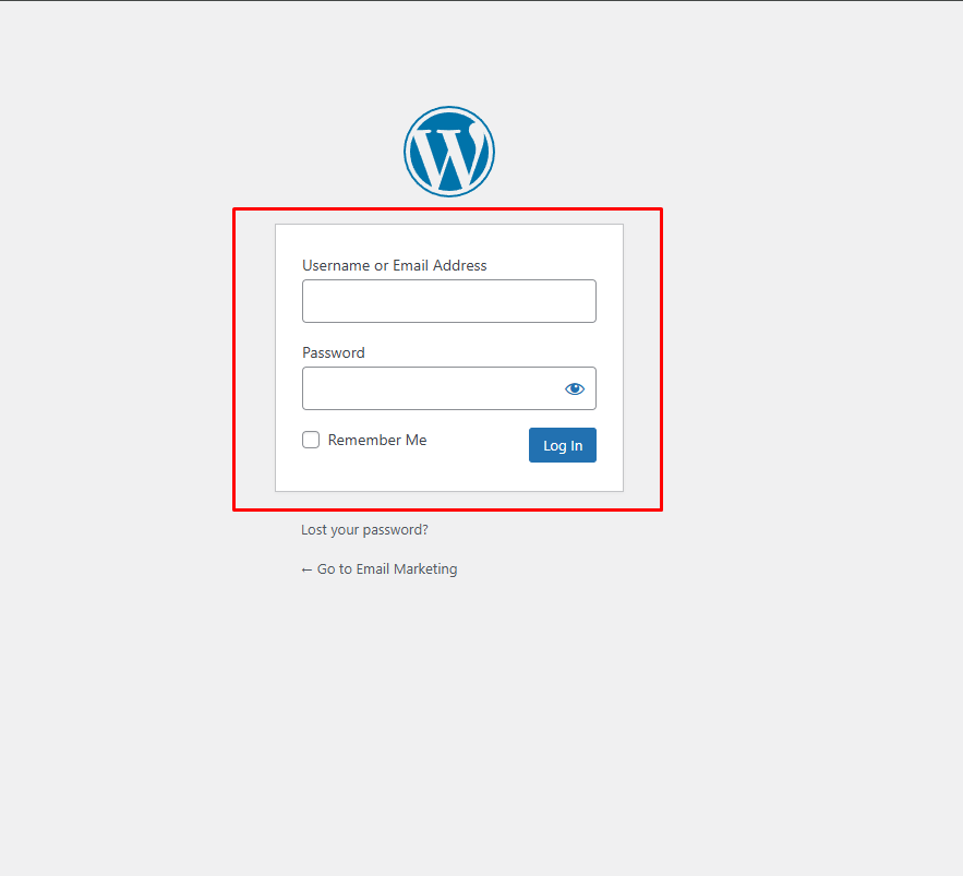 WordPress Control Panel