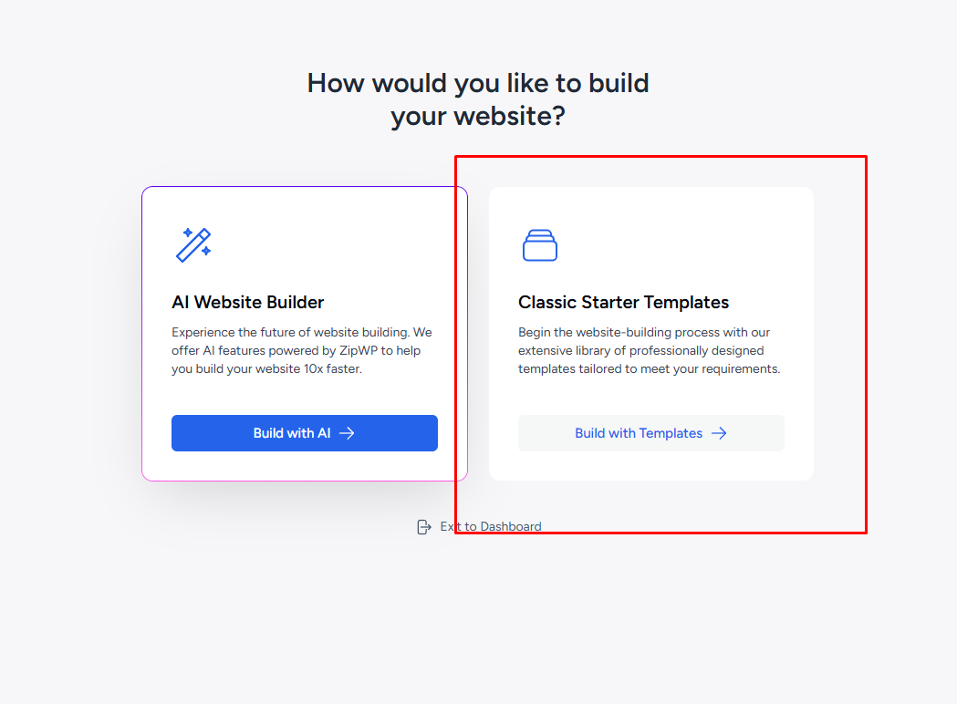 WordPress Starter Templates