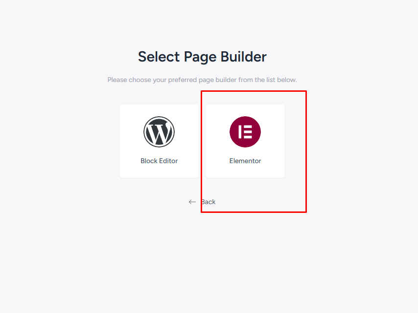 WordPress Starter Templates Elementor